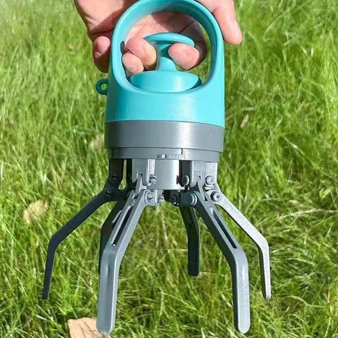 Pooper Scooper for Dog, Portable Dog Poop Holder with Waste Bag Pouch, Sanitary Pet Waste Picker Upper with Claw Pickup Tool, Small & LargeDogs Poop Scoop, Travel Pet Accessories for Walking