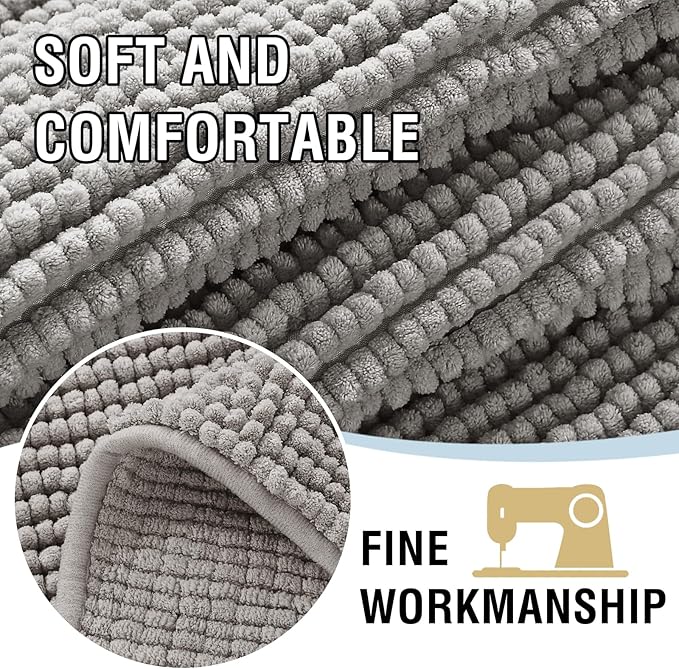 H.VERSAILTEX Plush Chenille Couch Cover for Dogs Pets Blanket for Bed Anti-Slip Soft and Durable Furniture Protector for Small Medium Large Cats Washable (52" x 82", Dove)