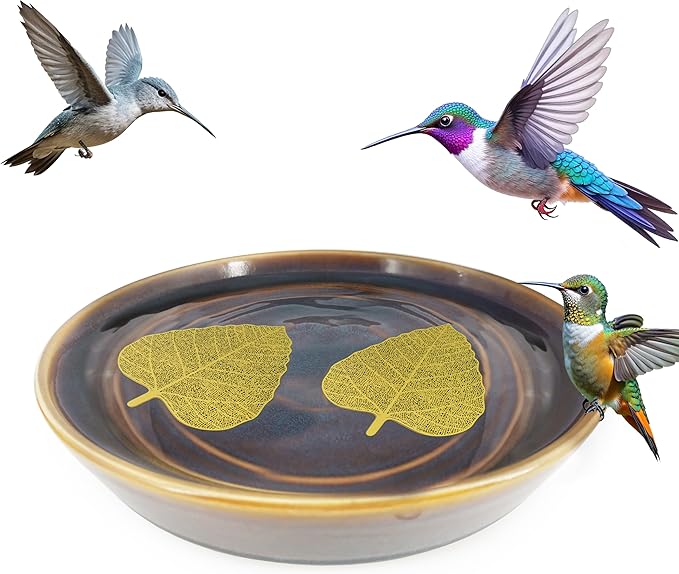 RONDURE 2 pcs Bird Bath Purification Disk Copper 4 Inch Copper Disc for Bird Bath Water Cleaner Disk, All-Season Water Purifier (Copper-Coated)
