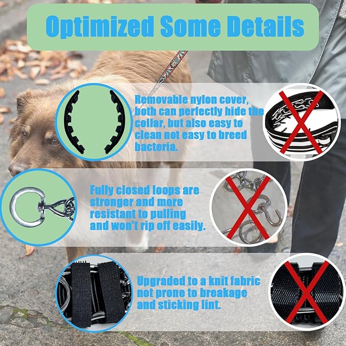 Adjustable Collar with Quick Release Buckle Collars for Small Medium Large Dogs