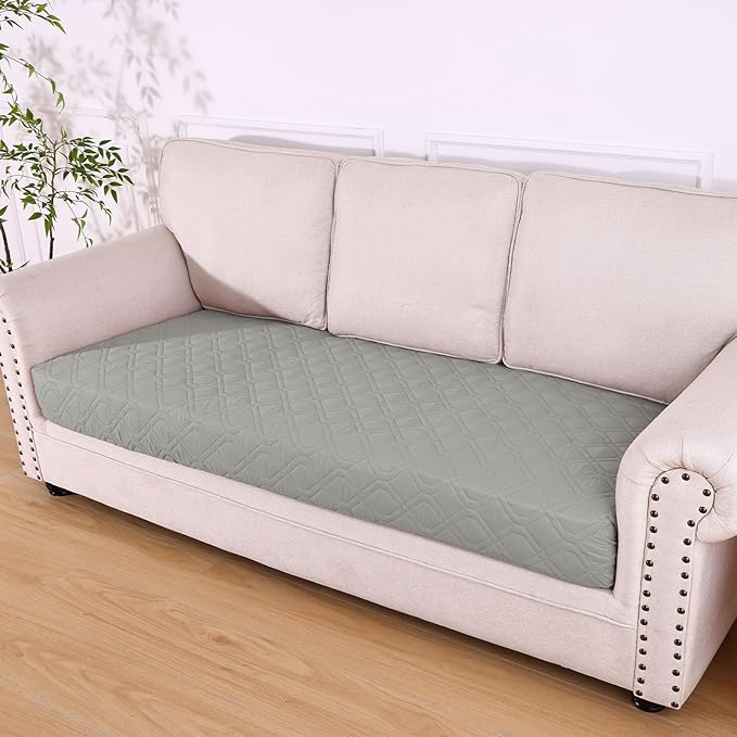 hyha Waterproof Dog Bed Blanket, Soft Pet Blankets, Waterproof Couch Cover for Dogs, Reversible Sofa Covers Washable for Furniture (40x80 Inch, Grey/Grey)