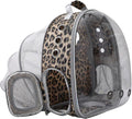 Cat Backpack Carrier Back Expandable Bubble Pet Carrier Backpack for Large Cat, Kitten and Dog, Designed for Hiking, Travelling and Outdoor Use (Back Expandable-Animal)