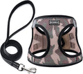 Dog Harness with Leash Set, No Pull Adjustable Reflective Step-in Puppy Pet Vest Harnesses for Small Medium Large Dogs and Cats,Camo Set M