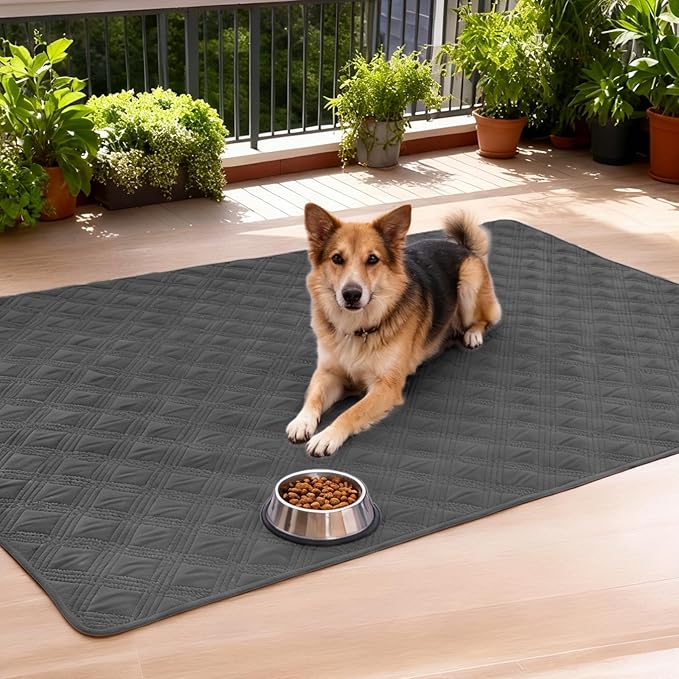 hyha Waterproof Dog Blanket, Reversible Pet Bed Blanket, Soft Sofa Couch Cover for Dogs Washable, Waterproof Pet Couch Covers for Sofa Puppy Cats Furniture Protector(30"x70", Dark Grey/Dark Grey)