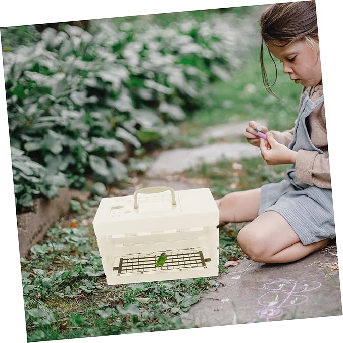 UPKOCH Portable Bird Carrier Cage for Travel Lightweight Bird Travel Carrier for Hiking Camping and Outdoor Activities