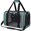 BAGLHER Pet Travel Carrier, Cat Carriers Dog Carrier for Small Medium Cats Dogs Puppies, Airline Approved Small Dog Carrier Soft Sided, Collapsible Puppy Carrier. Green