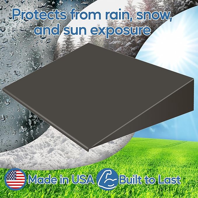Plexidor Performance Pet Doors Universal Pet Door Awning - Door Canopy for Weather Protection, Spa, and Lawn Areas