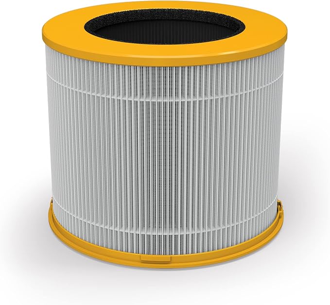 Dirt Devil Air Purifier Filter Replacement, 3-in-1 H13 HEPA Filtration, High-Efficiency Activated Carbon, White, Part # AD46000V, Dirt Devil Air Purifiers Filter Replacement