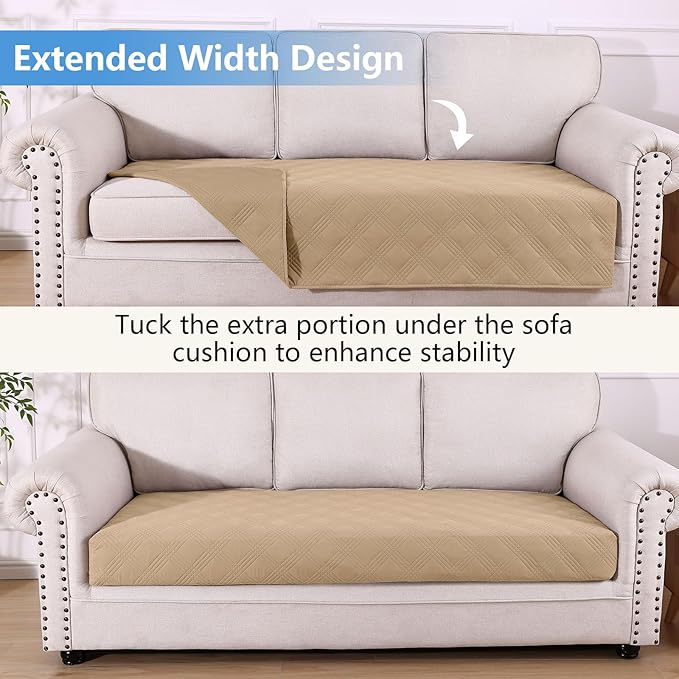 hyha Waterproof Dog Blanket, Reversible Pet Bed Blanket, Soft Sofa Couch Cover for Dogs Washable, Waterproof Pet Couch Covers for Sofa Puppy Cats Furniture Protector(40"x70", Camel/Camel)