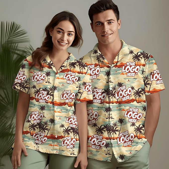 Custom Hawaiian Shirt with Face Photo Picture for Men Women Kids Youth Adult, Tropical Personalized Hawaiian Shirts Gift