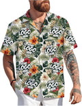 Custom Hawaiian Shirt with Face Photo Picture for Men Women Kids Youth Adult, Tropical Personalized Hawaiian Shirts Gift