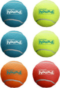 Outward Hound Squeaker Ballz – Squeaky Tennis Balls for Dogs Under 50 lbs, Interactive Dog Toy for Fetch & Training, Medium (2.5"), 6‑Pack