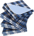 Washable Bed Pads, Non-Slip Bed Pads for Incontinence (34" x 36", 4 Pack) - Waterproof and Reusable Underpads for Adults, Kids, and Pets