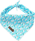 lionet paws Easter Bunny Dog Bandana for Small Medium Large Dogs, Cat Dog Kerchief Triangle Bibs Scarf for Girl Boy