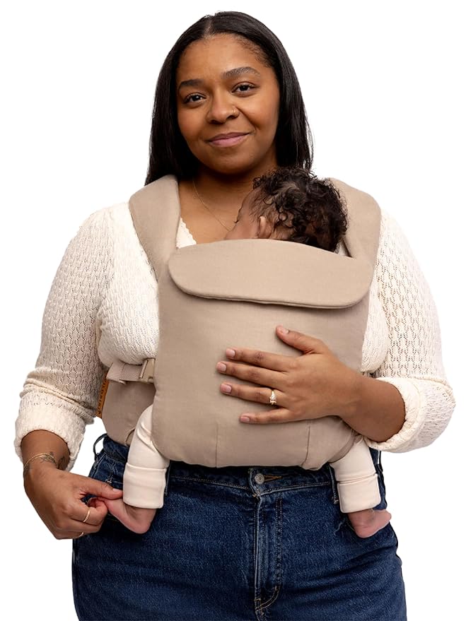 WildBird - Aerial Buckle Carrier - 2-24 Months - Large (L-4XL) Desert Lark - Front or Back Carry - Cross Straps, Lumbar Support, Headrest - Hip Healthy - Baby Carrier - Baby Essentials - New Mom Gifts