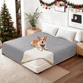 Waterproof Dog Bed Cover, Non-Slip Dog Blanket for Couch, Couch Covers for Dogs Washable, Pet Blanket for Furniture, Pet Bed Mat for Sofa, Car, Pet Supplies (82x82 Inch, Light Grey)