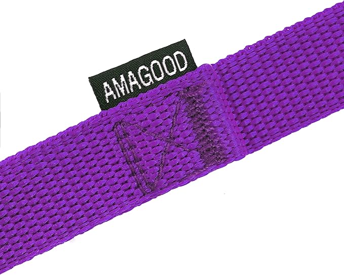 AmaGood Dog/Puppy Obedience Recall Training Long Dog Leash- 20 feet 30 feet 50 feet 15 feet Long Leash for Dogs Training,Recall,Play,Safety,Camping (Purple, 50 Foot (Pack of 1))