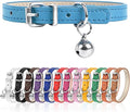S Dog Collar for Small Dogs Adjustable Dog Collars Cat Collar for Small Medium Large Dogs 3/8 inch Width (Blue, S)
