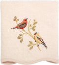 Avanti Linens - Hand Towel, Soft & Absorbent Cotton Towel (Premier Songbirds Collection), Ivory