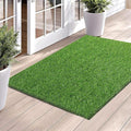 Bsmathom Artificial Grass Rug Indoor Outdoor Rug, Professional Dog Potty Training Rug, Fake Grass Rug Synthetic Grass Mat Door Mats with Drainage Holes for Balcony Patio Garden (39.3 x 31.5Inch)