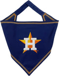 Pets First MLB Houston Astros TIE Bandana, Small/Medium. Dog Bandana Scarf Bib for Pet Cat Dog. The Ultimate Game-Day, Party Bandanna, Birthday Event