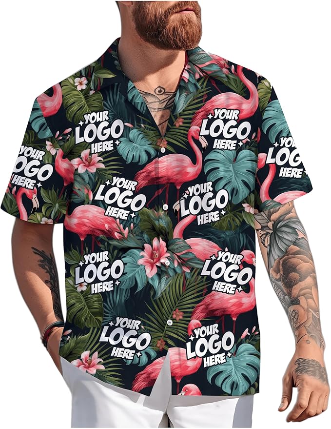 Custom Hawaiian Shirt with Face Photo Picture for Men Women Kids Youth Adult, Tropical Personalized Hawaiian Shirts Gift
