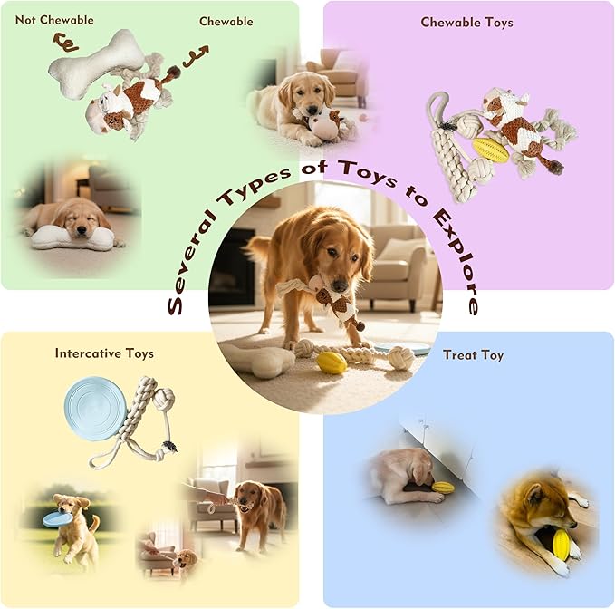 Welcome Home Dog Gift Basket - New Puppy Keepsake Box with Promise Card, Woven Storage, Bandana & Toys - The Perfect Dog Adoption Gift, A Thoughtful Gift for New Pet Owners