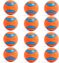 Chuckit! Ultra Ball Dog Toy - Medium Bouncy Fetch Balls for Dogs 20-60 lbs - Made from Durable Rubber - Floating Water Pet Toys - Size Medium - 2.5-inch Diameter -,2 Count (Pack of 6)