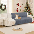 Waterproof Dog Blanket, Non-Slip Soft Pet Bed Cover, Couch Cover for Dogs Washable, Protects Sofa, Furniture, Crate, Car, Tear Resistant Leakproof Pet Blanket (68x82 Inch, Dark Grey)