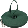 Downtown Pet Supply - Long Dog Training Leash for Recall & Obedience - Nylon, 30 ft, Hunter Green