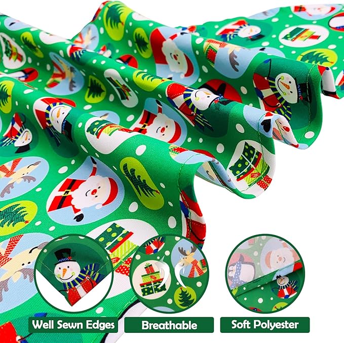 30 Pack Christmas Happy New Year Dog Bandanas Bulk 33 Inch Large Dog Bandanas XXL Stitch Dogs Bandana Grooming L