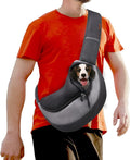 FDJASGY Pet Sling Carrier for Small Dogs Cats,Breathable Mesh Travelling Hand Free Puppy Backpack with Pouch and Adjustable Strap Carrier