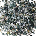 1lb Aquatic Agate Aquarium Gravel Rocks Natural Tumbled Healing Crystal Chips Bulk Gemstones Crushed Stones for Fountain Vase Filler Planters Decorative Fish Tank Potted Reiki Energy Balancing
