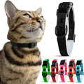 OutdoorBengal Black Cat Collar Breakaway, Soft Padding for Medium to Large Cats - Durable Heavy Duty Tactical Fabric, Comfortable, Quick Release Breakaway Cat Collars, No Bell Collar (Black, Adult)