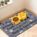 Pet Feeding Mat for Floors Waterproof Dog Mat for Food and Water Absorbent Quick Dry Non Slip mat for Cat Bowls
