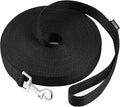 AmaGood Dog Leashes for Small Medium Large Dogs,15 ft 20 ft 30 ft 50 ft Long Dog Leashes for Dog Training,Tie Out,Play,Safety,Camping (20 feet, Black)