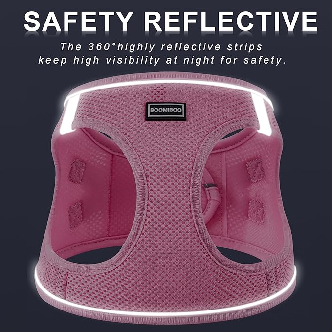 Dog Harness with Leash Set, No Pull Adjustable Reflective Step-in Puppy Pet Vest Harnesses for Small Medium Large Dogs and Cats,Camo Set XS