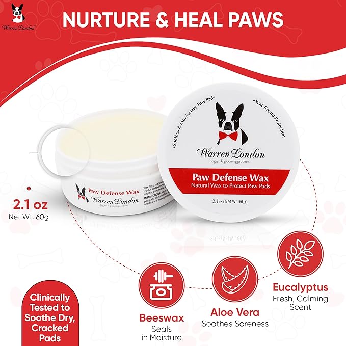 Warren London Ultimate Dog Spa Gift Box – 8-Piece Grooming & Pampering Kit | Hydrating Butter, Exfoliating Butter Wash, 2-in-1 Shampoo, Paw Defense Wax, Wet Kiss Cologne, Pawdicure Tools | Gift Set
