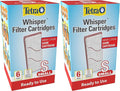 Tetra Filter Aquarium Cartidges,Removes Odors and Discoloration,Ready to Use,Small Whisper Filters,6 Count (Pack of 2)