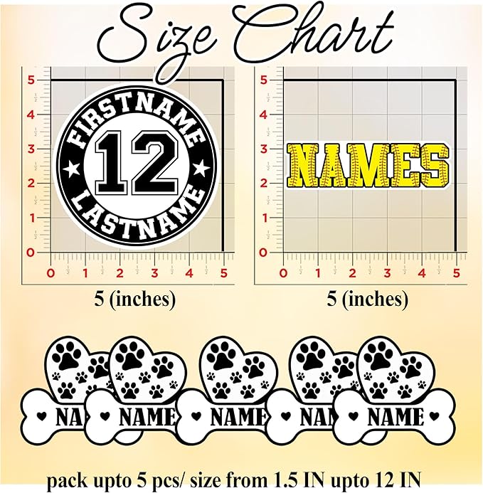 Custom Dog Paw Bone Sticker Personalized Pet Name Decal Cute Heart and Pawprint Design Waterproof Durable Vinyl for Dog Owners Laptops Cars Crates Water Bottles Pet Supplies Animal Lover Gift