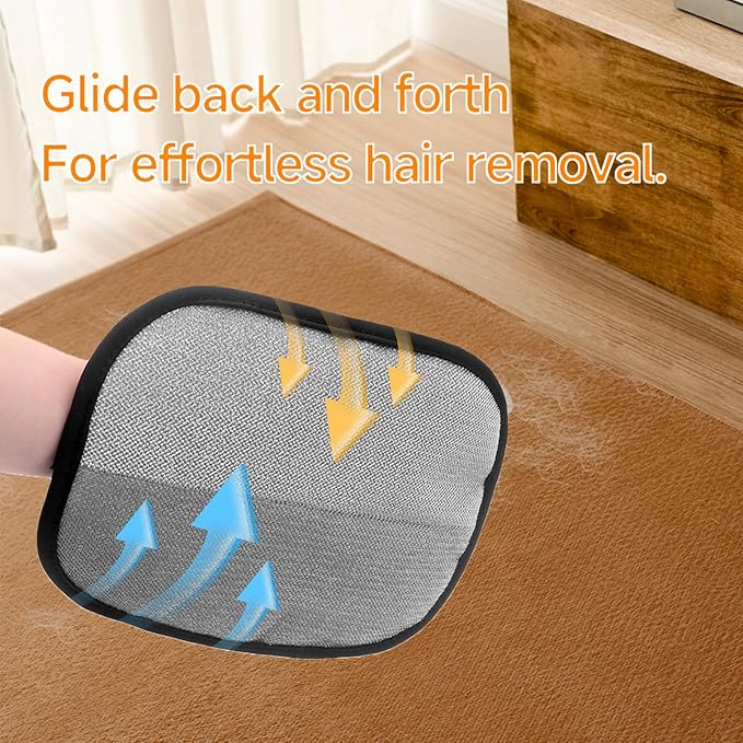 3 PCS Pet Hair Removal Glove and Pet Grooming Glove Kit for Cats & Dogs, Pet Hair Gloves & Dog Washing Gloves ，Reusable Magic Brush Pet Hair Remover Tool for Laundry，Carpet,Car Seat，Couch
