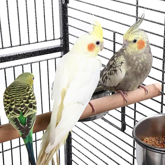 Yaheetech 68-inch Rolling Play Top Large Parrot Bird Cage for African Grey Cockatiel Conure Lovebird Parakeet Budgie