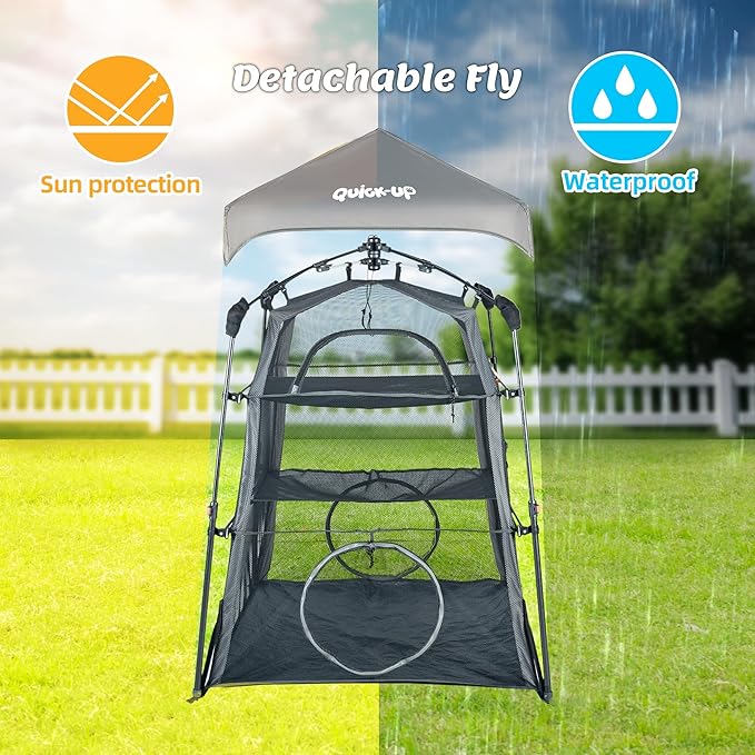 Cat Enclosure Kitten and Tower Tent for Indoor and Outdoor,3 Tier Cage Inside,Outdoor Catio,Portable and Foldable,Two Doors Design; Play Tunnel + Cube(with Three Ways)…