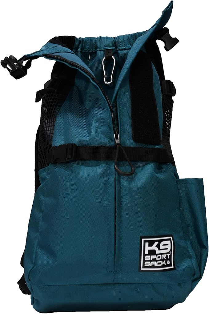 K9 Sport Sack Trainer - Large, Harbor Blue - Ideal for Dogs with 20-22” Back Length - Backpack-Style Training Carrier - Meant for Quick, Non-Strenuous Activities