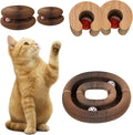2 Pcs Kitty Kurls Cat Toy Magic Organ Cat Scratching Board, Foldable & Reversible Infinity Style Interactive Kitty Kurlz Cat Scratcher for Indoor Cats Twisty Paws Cat Toys, Kitten Cats Accordion Toy