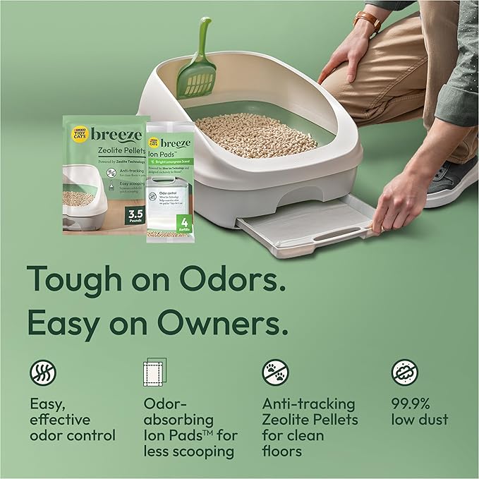 Purina Tidy Cats Breeze Litter System Cat Refill Bundle - 7.91 lb. Box