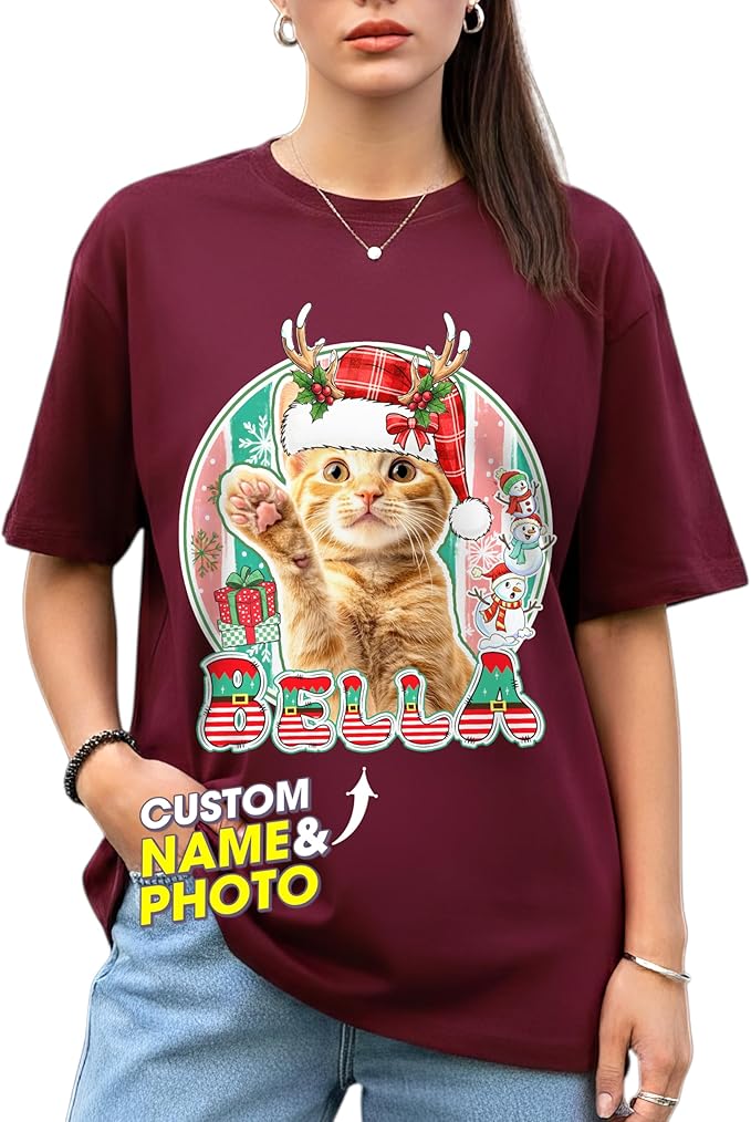 JIX & JOKY Custom Your Own Bootleg Rap Shirts with Dog Faces Custom Pet Shirt for Men Graphic Tshirt Gift Idea for Pet Lovers