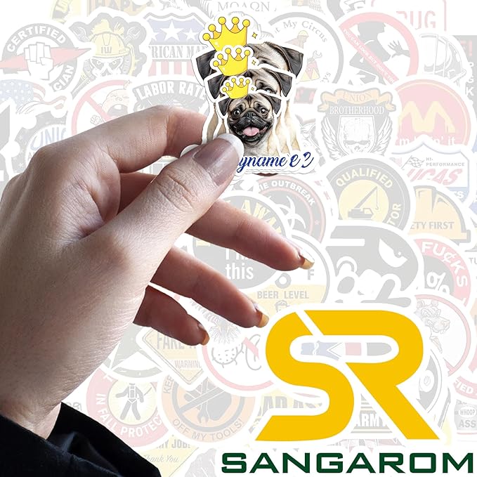 Custom Pet Name Sticker Personalized Text Face Photo Crown King Queen Animal Lovers Decal Waterproof Die Cut Vinyl & Transparent DTF Decal for Laptop Helmet Car Cup Phone Tablet for Male Female