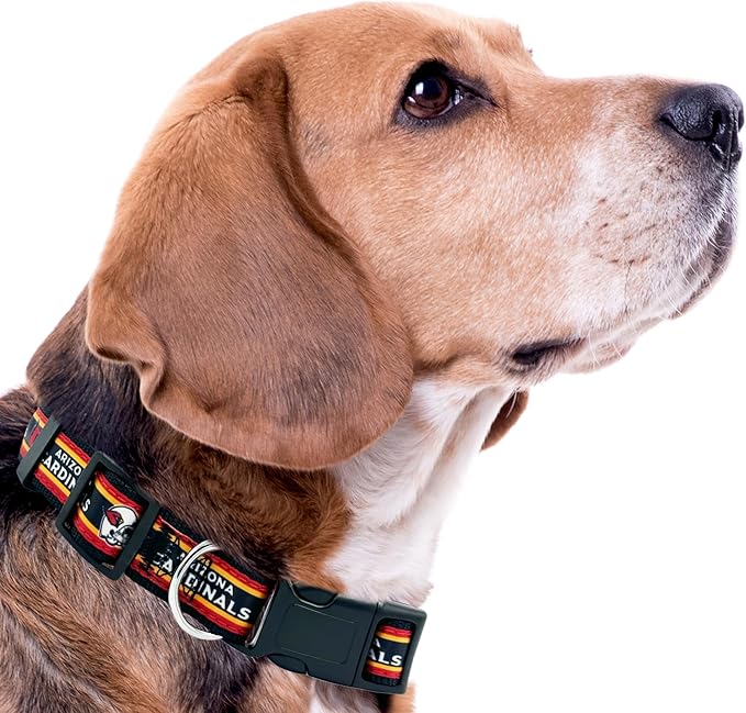 New & Improved Pets First NFL Licensed PET Collar- Heavy-Duty, Strong, and Durable New Dog Collar. Available in 32 Football Teams and 4 Sizes