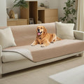 Luciphia 100% Waterproof Couch Cover Blanket for Dogs Anti-Slip Pet Couch Protector Sofa Mat Puppy Cat with Non-Slip Bottom, Beige, 52x82 Inch